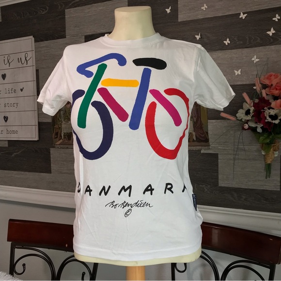 Bo Bendixen | Bycicle Cotton Tee for kids Sz 6-8 - Picture 9 of 11